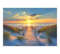 NEWENMO 5D Sunset Sea View Diamond Painting Kits Full Drill for Adults