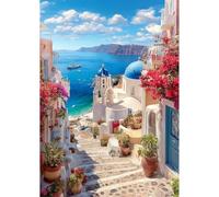NEWENMO Gr rchitecture Diamond Painting Kits for Adults,Beautiful Landscape Diamond Art Kit,5D Diamant Art Craft,DIY Full Drill Crystal Embroidery Gifts,for Living Room Home Decoration 30x40cm