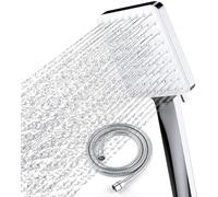 Shower Head and Hose Six Modes, High Pressure Shower Heads with Hose Set 1.5m, Power Shower Head for Low Pressure