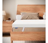 NewentorLife 5cm Mattress Topper Kingsize Bed, Memory Foam Mattress Topper Kingsize, Back Pressure Relieve, Breathable Washable Cover, Adjustable Straps, OEKO-TEX Certified, 100 Nights Trial