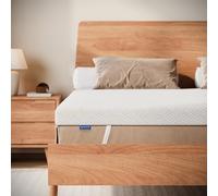 NewentorLife 7cm Mattress Topper Kingsize Bed, Memory Foam Mattress Topper Kingsize, Back Pressure Relieve, Breathable Washable Cover, Adjustable Straps, OEKO-TEX Certified, 100 Nights Trial