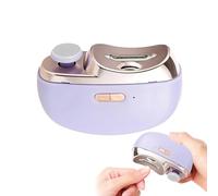Newest 3 in 1 Electric Nail Clippers, Nail Files, Electric Nail Trimmer, Nail Cutter, USB Rechargeable Automatic Nail Trimmer with Nail File & Polisher, for Adults Baby Kids (Purple)