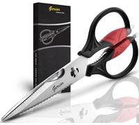 Newest Classic Kitchen Shears - AMPHOW Multi Purpose Cutlery Scissors - Green