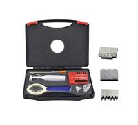 Newest Cross Hatch Adhesion Tester Cross-Cut Adhesion Tester Kits with 1mm/2mm/3mm Blades, Magnifier, Handle, Brush and 3m Tape