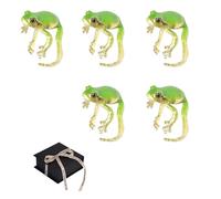 Newest Tree Frog Ring, Adjustable Open Brass Tree Frog Ring, Creative Cute Frog Ring, Latest Tree Frog Ring for Men and Women, Brass, Brass.
