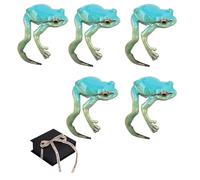 Newest Tree Frog Ring, Adjustable Open Brass Tree Frog Ring, Creative Cute Frog Ring, Latest Tree Frog Ring for Men and Women, Brass, Brass.