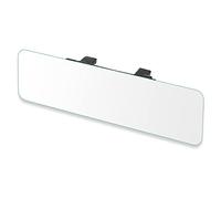 (Newest Version) SkycropHD Frameless Rear View Mirror Interior Panoramic Wide Angle Mirror Eliminate Blind Spots for Car SUV Truck - Flat,11.8in (White)