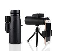 , Newest Waterproof 12 X 50 Monocular High Power BAK4 Prism Monocular Scope with Smartphone Adapter Tripod for Adult Bird Watching Outdoor Travel Sightseeing