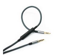 NewFantasia 3.5mm to 3.5mm Male Audio Cable Compatible with Skullcandy Hesh, Hesh 2, Hesh3, Crusher, Grind Headphones, Remote Volume Control Mic Compatible with Samsung Galaxy Android Phone