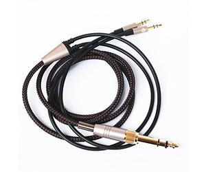 NewFantasia Replacement Audio Cable Compatible with Hifiman Sundara, Arya, Ananda Headphones 3.5mm and 6.35mm to Dual 3.5mm Connector Jack Male Cord 3.1meters/10ft