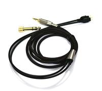 NewFantasia Replacement Audio Upgrade Cable Compatible with Sennheiser HD525 HD545 HD565 HD580 HD600 HD650 Headphones Black 1.3meters/4.2feet