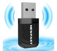 NEWFAST 1300Mbps USB 3.0 WiFi Dongle for PC/Desktop/Laptop 2.4/5GHz USB Wifi Adapter for pc, High Gain Wireless Dongle, MU-MIMO Wireless Adapter for Windows 11/10 / 8.1/8 / 7, Mac OS X 10.9-10.15