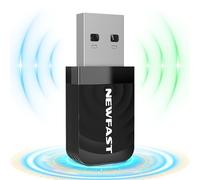 NEWFAST WiFi Dongle 1300Mbps USB3.0 Wi-Fi Dongle for PC/Laptop 2.4/5GHz USB WiFi Adapter for pc, High Gain Wireless Dongle, MU-MIMO Wireless Adapter for Win 11/10 / 8.1/8 / 7,Mac OS X 10.9-10.15