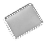Newflager Stainless Steel Tray, 18/0 Premium, Mirror Finish, for Baking, Medical Instruments, Dental, Tattoo and Surgical (16'' x 12'' x 1'')
