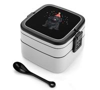 Newfoundland Birthday Adult Bento Box Lunch Box with 2 Compartments Lunch Container for Meal Prep