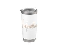 Newfoundland Canada Vintage Elegant Design Stainless Steel Insulated Tumbler