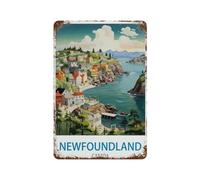 Newfoundland Canada，Vintage Tin Signs Funny Metel Decorative Signs - Retro Wall Decor Home Wall Signs(30x40cm）12x16 inch-N56