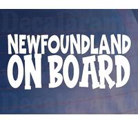 Newfoundland Car Sticker On Board Nice Fun Cute Novelty Dog Window Bumper Boot Door Decal Gift Present