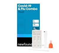 Newfoundland COVID & Flu Combo Test Kit - Dual Home Self-Testing for Influenza & COVID-19 - Rapid Results in 10 Minutes - Detects Coronavirus & Flu Strains - CE Certified - 5 Pack