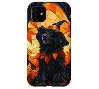 Newfoundland Dog Halloween Pumpkin Witch Hat Case for iPhone 11