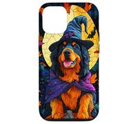 Newfoundland Dog Halloween Pumpkin Witch Hat Case for iPhone 12/12 Pro