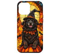 Newfoundland Dog Halloween Pumpkin Witch Hat Case for iPhone 12 Pro Max