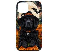 Newfoundland Dog Halloween Pumpkin Witch Hat Case for iPhone 13