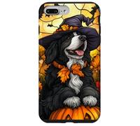 Newfoundland Dog Halloween Pumpkin Witch Hat Case for iPhone 7 Plus/8 Plus