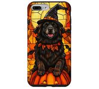Newfoundland Dog Halloween Pumpkin Witch Hat Case for iPhone 7 Plus/8 Plus