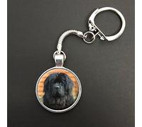 Newfoundland Dog Pendant On A Snake Keyring Ideal Birthday Gift N446