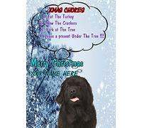 Newfoundland Dog Rules ptcc306 Xmas Christmas Card A5 Personalised Greeting Cards Posted by US Gifts for All 2016 from Derbyshire UK …