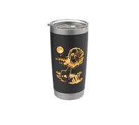 Newfoundland Howling to The Moon Stainless Steel Insulated Tumbler