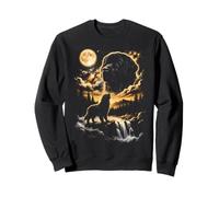 Newfoundland Howling To The Moon Sweatshirt