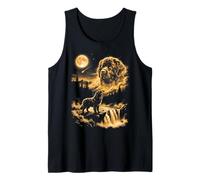 Newfoundland Howling to The Moon Tank Top