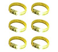 NEWFT 6pcs Colorful LED Bubble Bracelets for Night Event Glowing in the Darks Wristbands Jewelry for Parties and Night Event Children Birthday Accessories