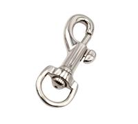 NEWFT Alloy Keychain Clip for Bags and Accessories Triggers Swivels Eye Hook Clasp Hardware Accessory Pet Dog Leash Clamp Metal Hook Clasp