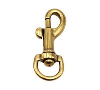 NEWFT Alloy Keychain Clip for Bags and Accessories Triggers Swivels Eye Hook Clasp Hardware Accessory Pet Dog Leash Clamp Metal Hook Clasp