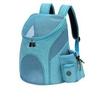NEWFT Backpack Adjustable Outdoor Carrier Front Backpack for Small Cats Portable Travel Foldable Pet Supplies Pet Bag Carriers Backpacks Bags for Carrying Bag Carriers Large Breathable