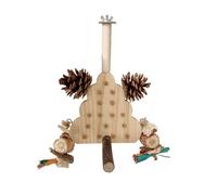 NEWFT Birds Cage Chewing Toy Interactive Distraction Plaything Safe and for All Types of Birds