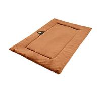 NEWFT Dog Bed Mat for Winter Plush Pet Cushions Soft Warm, Brown L