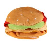 NEWFT Ear Protective Pet Hamburger Caps for Cold Weather Comfortable Pet Earcover Hat Photo Props Headwears for Various Breeds Headgear Hat