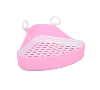 NEWFT Litter Box Corner Trays For Cage Corner Toilet Potty Training Litter BRabbit Litter Pan Tray