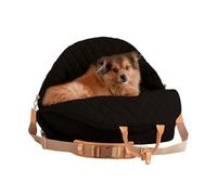 NEWFT Pet Carriers Convertible Car Seats Folded Dog Bed With Secure Rings Nonslip Bottom Storage Pouches For Travel