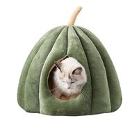NEWFT Pet Tent Soft Bed for Small Dogs & Cats 13.8" X 13.8" X 13.8" Self-Warming Condo Machine Washable Cave Design Dog House Warm Bed Cave Tent House Small Large Indoor Cats Washable Halloween