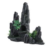 NEWFT Realistics Rock Formation Aquariums Rock Simulation Stone Fishes Tanks Decoration for Small Fishe Play and Hide