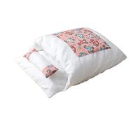 NEWFT Warming Cat Bed Mat Soft Warm Semi-closed Pet Cave Sleeping Bag Washable Pad Hideaway for Cats & Small Dog