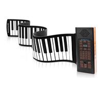NEWFUN 88 Keys Keyboard, Electronic Keyboard, Portable Piano, Support MIDI/Bluetooth, 128 Tone and Rhythms, Portable and Foldable, Suitable for Children Adults Beginners Gifts