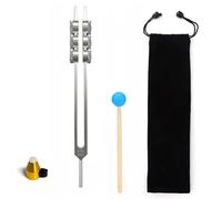 NEWFUN Fingerboard, Chakra Therapeutic Fingerboards, 32 Hz Fingerboard, Aluminum Fingerboard with Hammer Diagnostic Tool, Ideal for Therapy, for Chakra Therapy, Sound Therapy