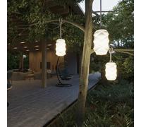 Newgarden Bita outdoor hanging light, white/grey