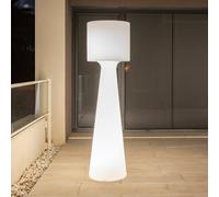 Newgarden Grace LED floor lamp IP65 white, 140 cm